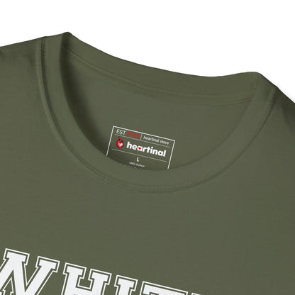 White Ribbon Strong T-Shirt — Lung Cancer Fight Club Awareness Tee