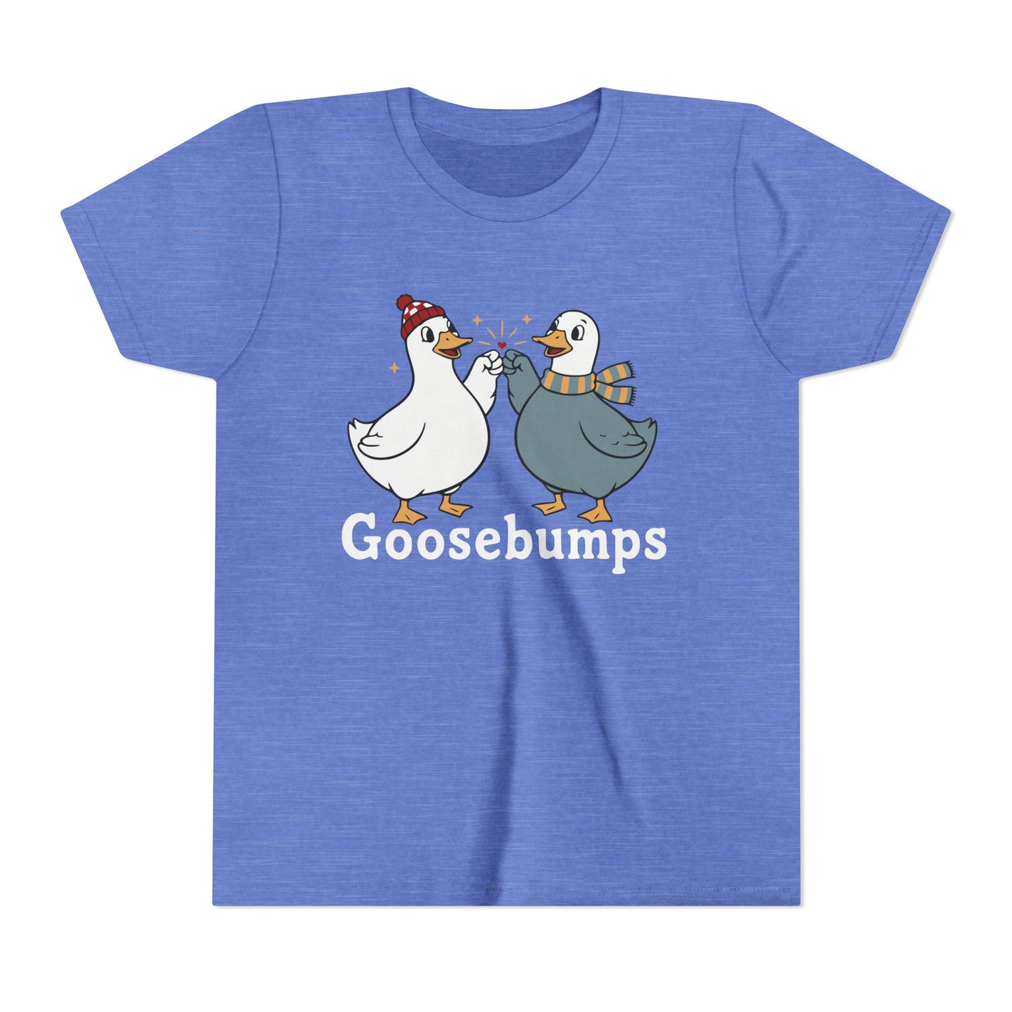 "Goosebumps" Youth Tee - Cute Winter Geese Kids Shirt