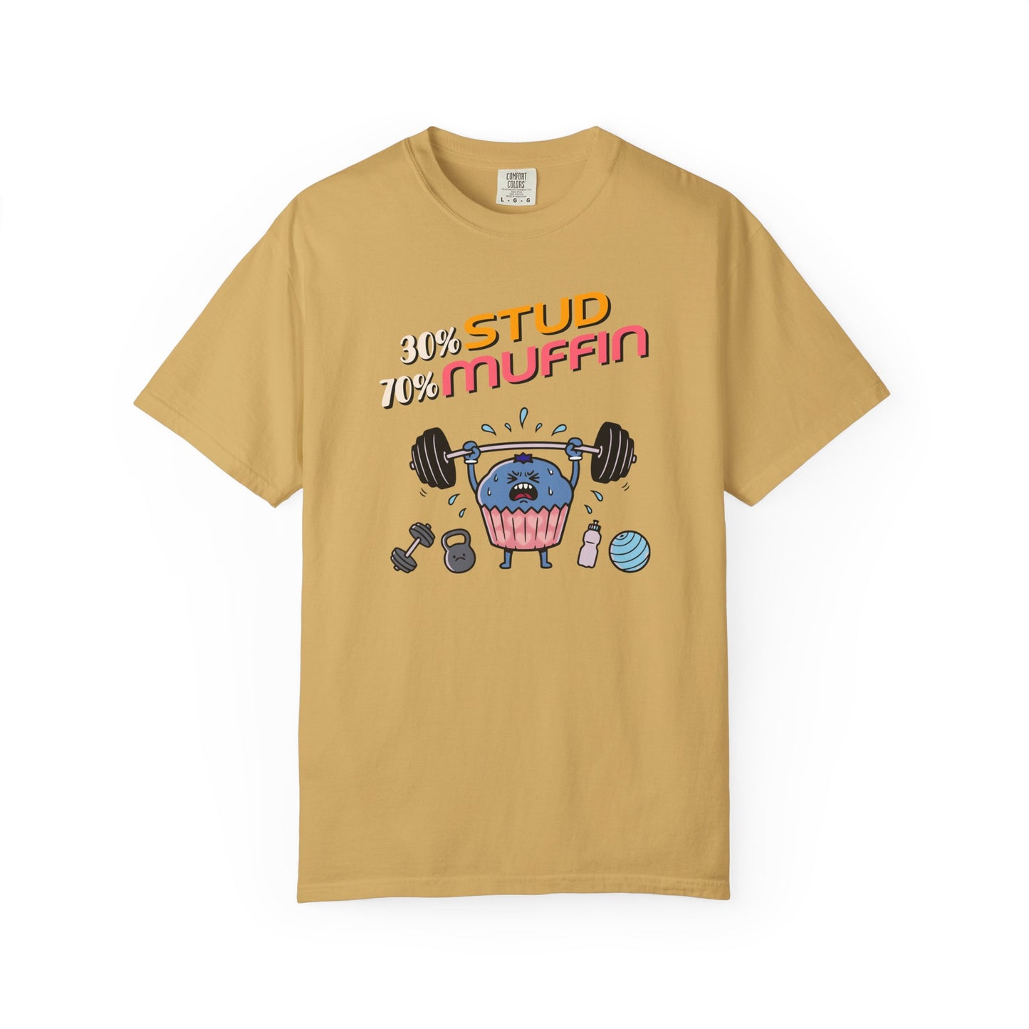 "Stud Muffin" T-Shirt — Cute Funny Gym Cupcake Fitness Design
