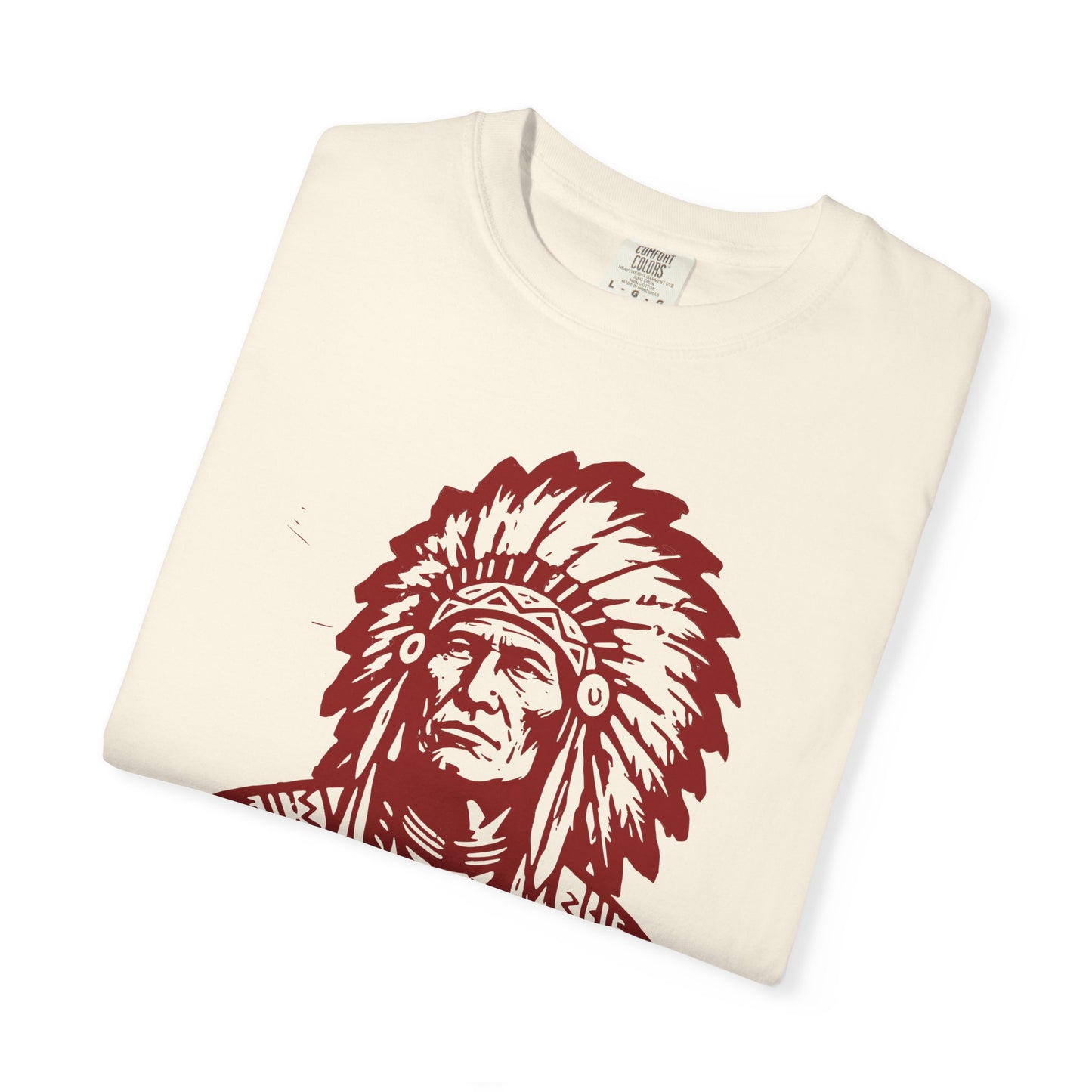 Revolution Graphic T-Shirt - Native Chief First Nation Illustrated Tee