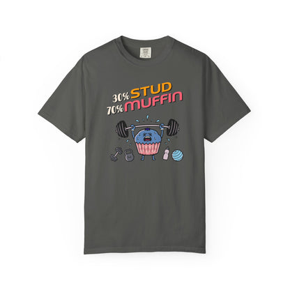 "Stud Muffin" T-Shirt — Cute Funny Gym Cupcake Fitness Design