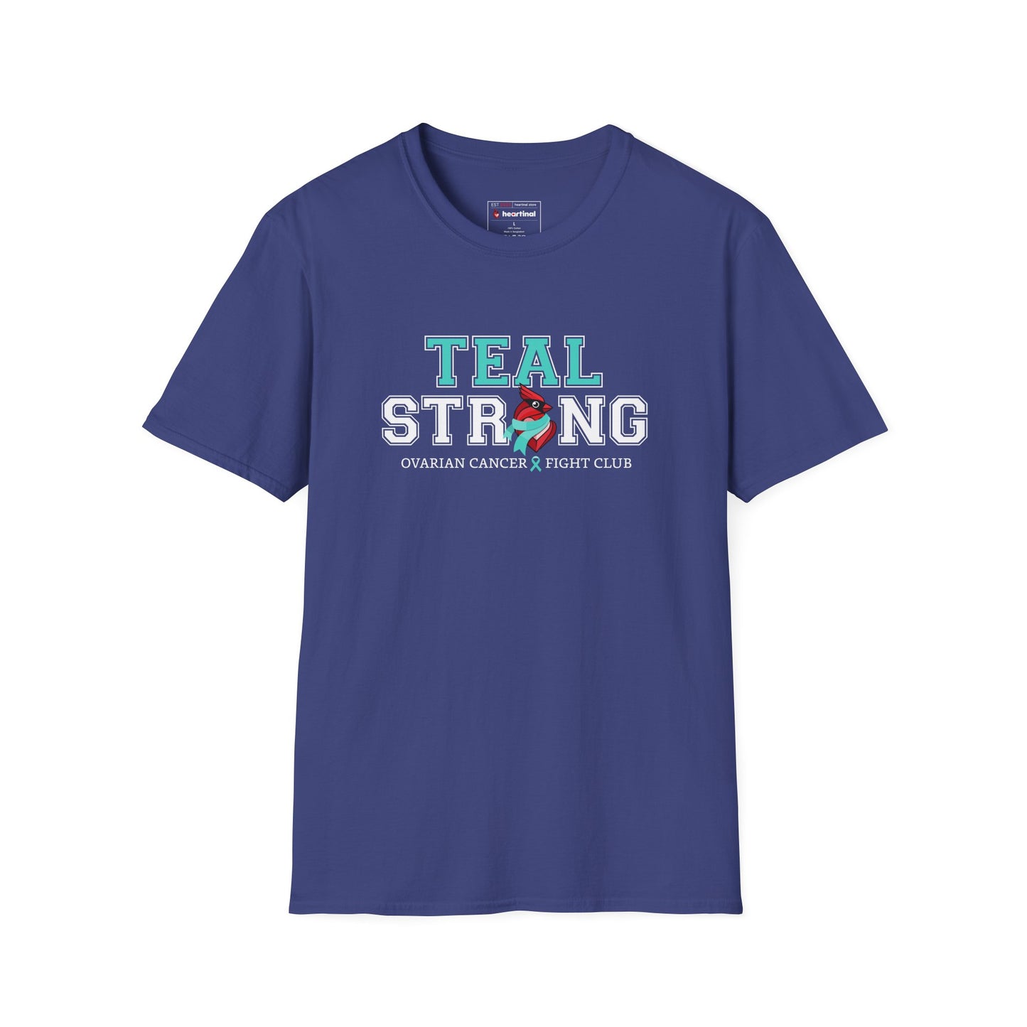 Teal Strong T-Shirt — Ovarian Cancer Awareness Support Tee