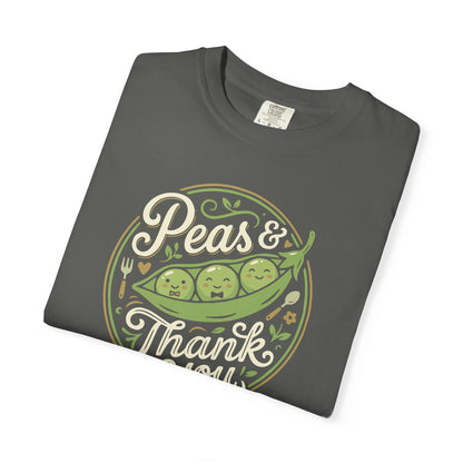 Peas & Thank You T-Shirt — Cute Polite Punny Graphic Tee