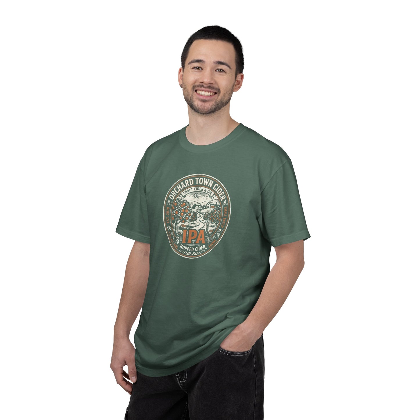 Orchard Town Cider IPA T-Shirt — Vintage Hopped Craft Beer Tee