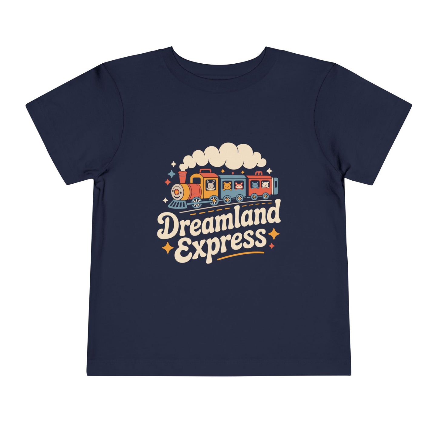 "Dreamland Express" Toddler Tee — Cute Train Kids Graphic T-Shirt
