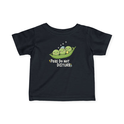 "Peas Do Not Disturb" Infant Tee — Cute Sleeping Peas Baby Shirt