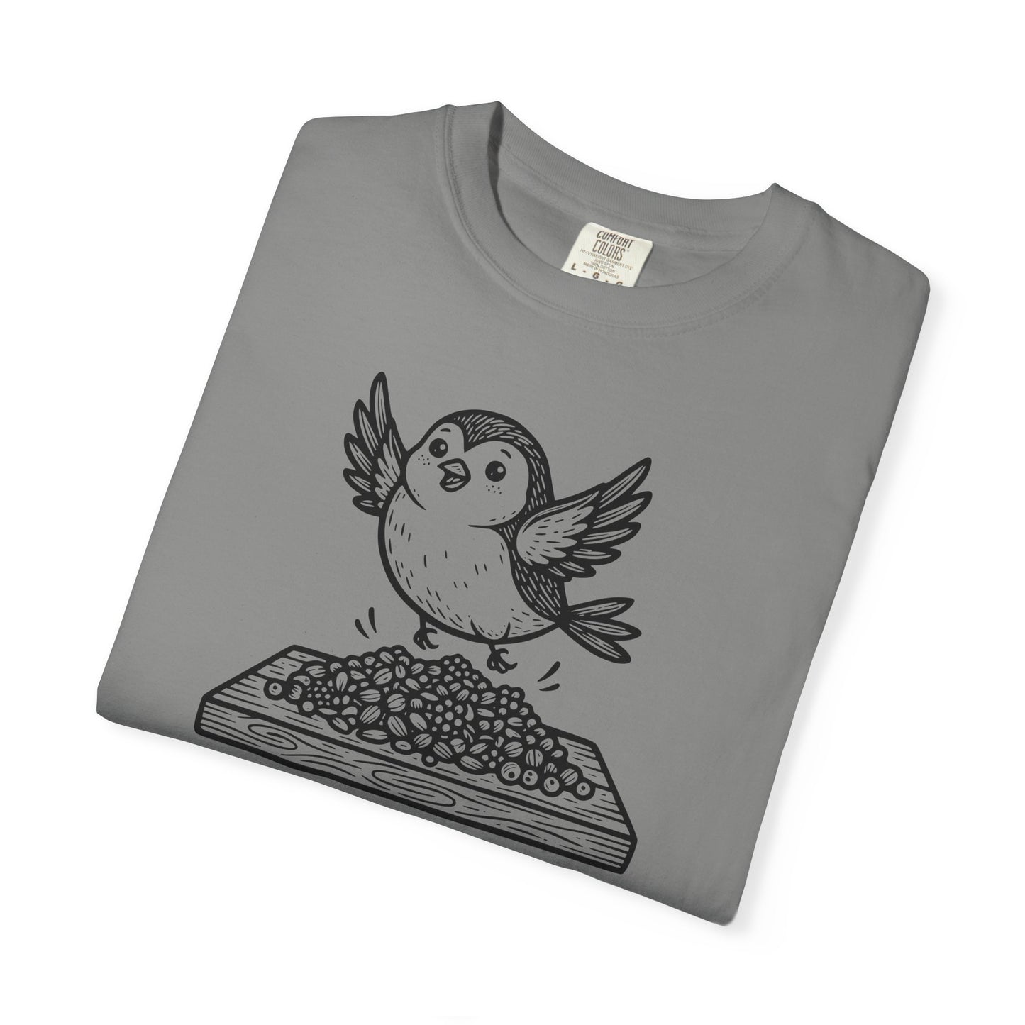 "Seed Me" Bird Watching T-Shirt - Funny Birder Gift - Bird Lover Humor