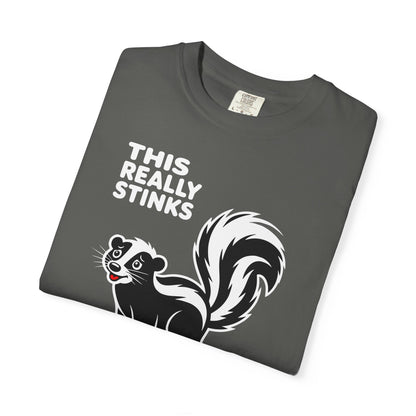 "This Really Stinks" Funny Vintage Animal Tee — Skunk Graphic T-Shirt
