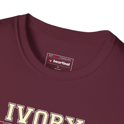 Ivory Burgundy Strong T-Shirt — Head & Neck Cancer Fight Club Awareness Tee