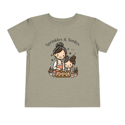 "Sprinkles & Smiles" Toddler Tee —  Mom & Me Baking Graphic Shirt