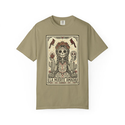 "La Muerte Amada" T-Shirt — Day of the Dead Skull Art Tee