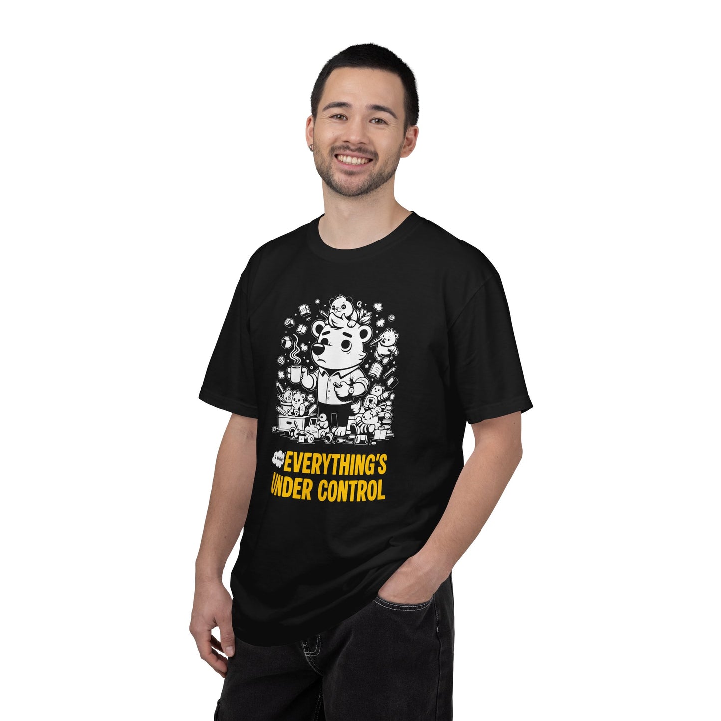 "Everything’s Under Control... I Think" T-Shirt — Cute Chaos Cartoon Tee