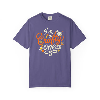 "I'm a Crafty One" T-Shirt —  Graphic Tee for Arts & Crafts Enthusiasts