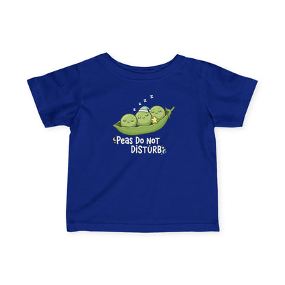 "Peas Do Not Disturb" Infant Tee — Cute Sleeping Peas Baby Shirt