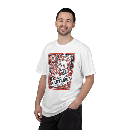 "Galaxy Rabbit" Milk Candy Graphic T-Shirt — Cute Japanese Anime Bunny Tee