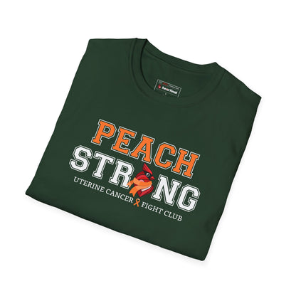 Peach Strong T-Shirt — Uterine Endometrial Cancer Fight Club Awareness Tee