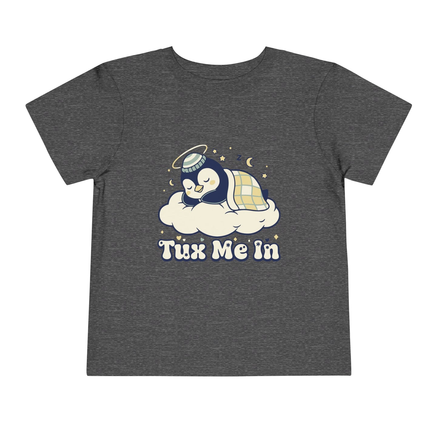 'Tux Me In' Toddler Tee —  Sleepy Penguin Short Sleeve Kids Shirt
