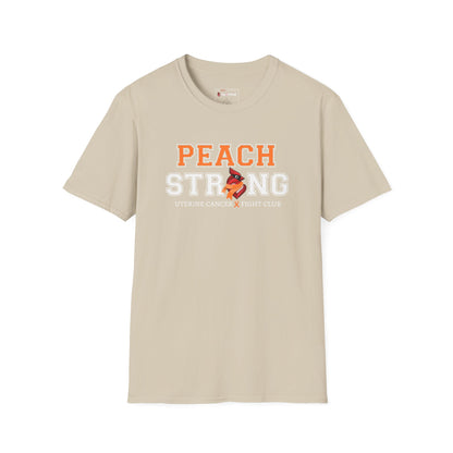 Peach Strong T-Shirt — Uterine Endometrial Cancer Fight Club Awareness Tee