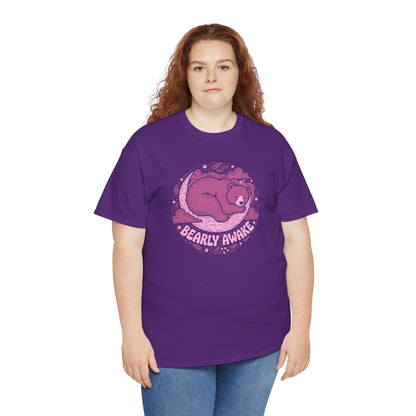 Bearly Awake T-Shirt — Cute Sleeping Bear Graphic Tee