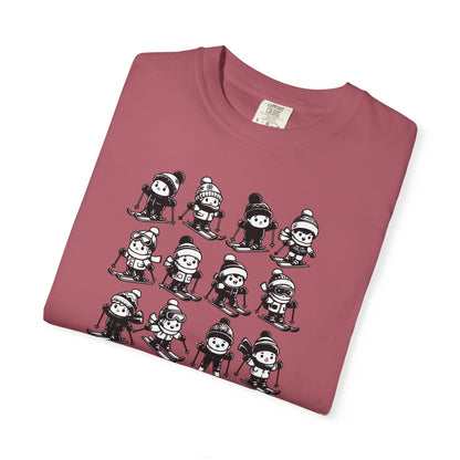 Chairlifts & Hot Chocolate T-Shirt — Cute Ski Lovers Winter Tee