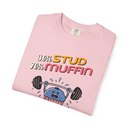 "Stud Muffin" T-Shirt — Cute Funny Gym Cupcake Fitness Design