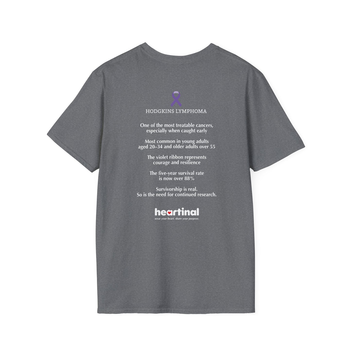 Violet Strong T-Shirt — Hodgkin's Lymphoma Cancer Awareness Tee