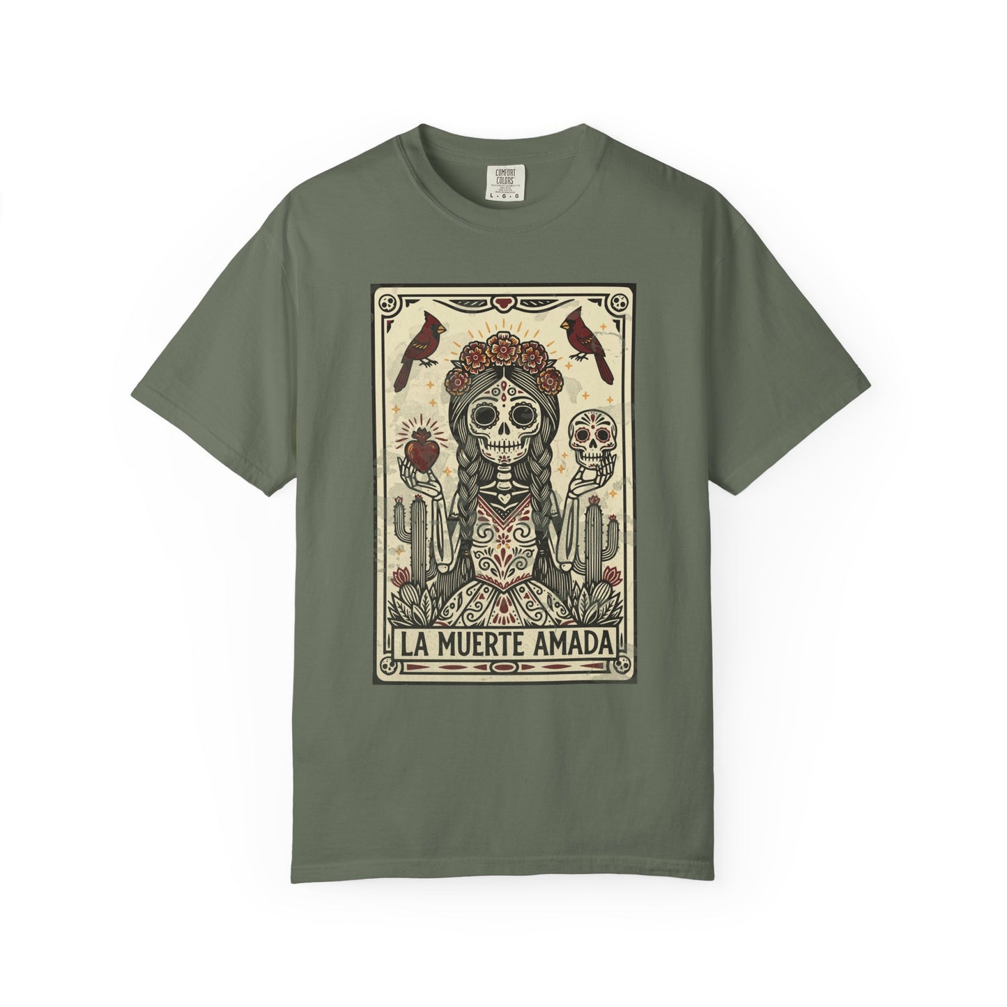 "La Muerte Amada" T-Shirt — Day of the Dead Skull Art Tee