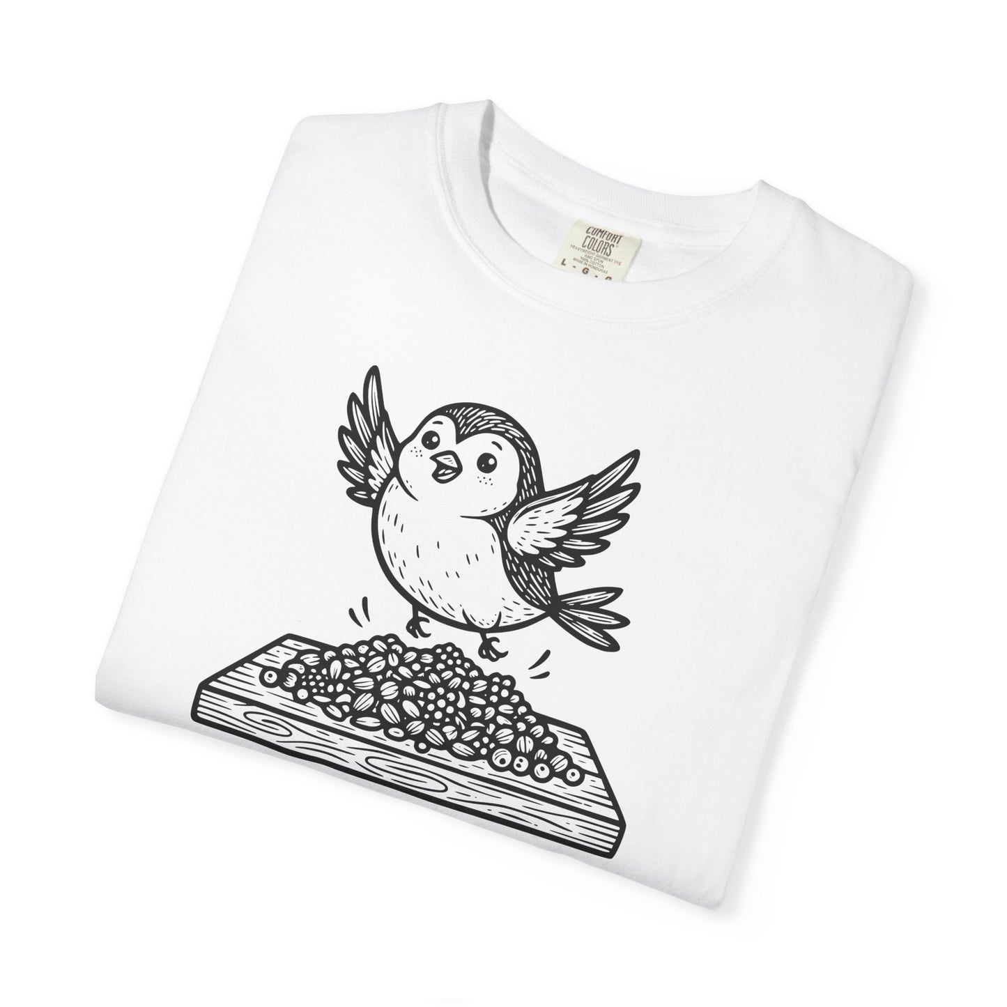 "Seed Me" Bird Watching T-Shirt - Funny Birder Gift - Bird Lover Humor