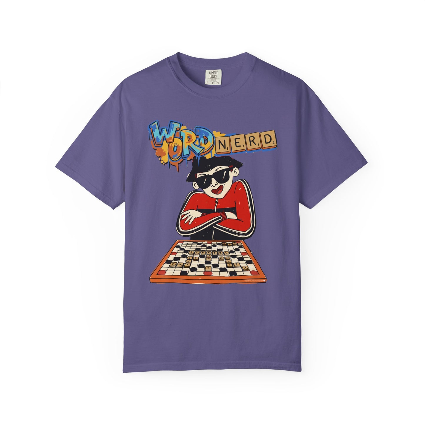 Word Nerd T-Shirt — Retro HipHop Scrabble Player Graphic Tee