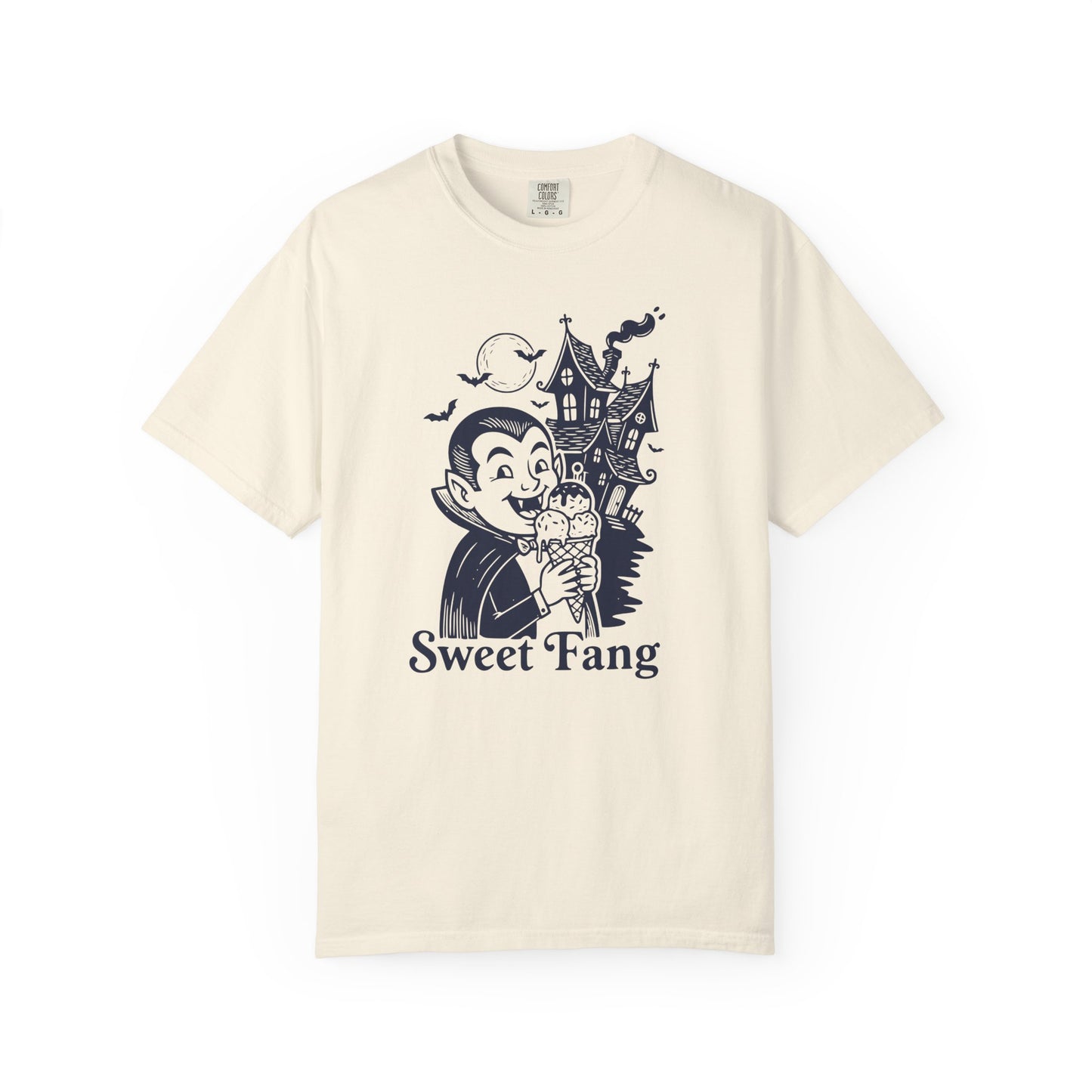"Sweet Fang" Vampire Ice Cream Tee —  Halloween Graphic T-Shirt