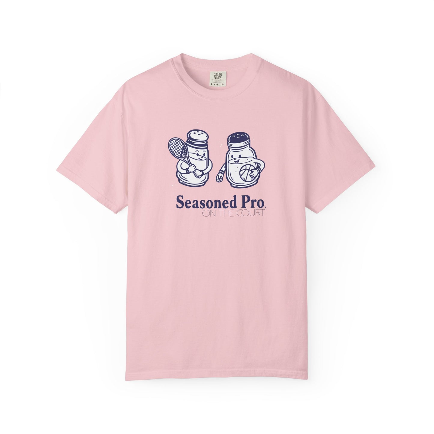 "Seasoned Pro on the Court" T-Shirt — Cute Salt & Pepper Shakers Athletic Graphic Tee
