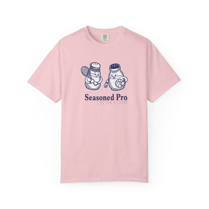 "Seasoned Pro on the Court" T-Shirt — Cute Salt & Pepper Shakers Athletic Graphic Tee