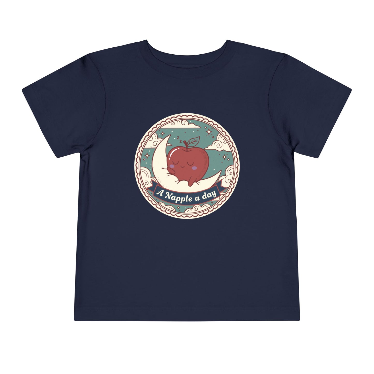 “A Napple a Day” Toddler Tee — Cute Apple Nap Graphic Kids Shirt