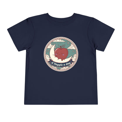 “A Napple a Day” Toddler Tee — Cute Apple Nap Graphic Kids Shirt