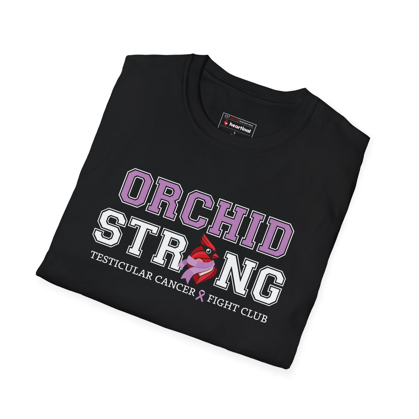 Orchid Strong T-Shirt — Testicular Cancer Fight Club Awareness Tee