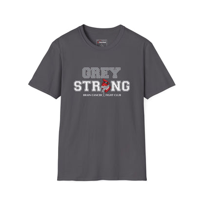 Grey Strong T-Shirt – Brain Cancer Fight Club Support Tee
