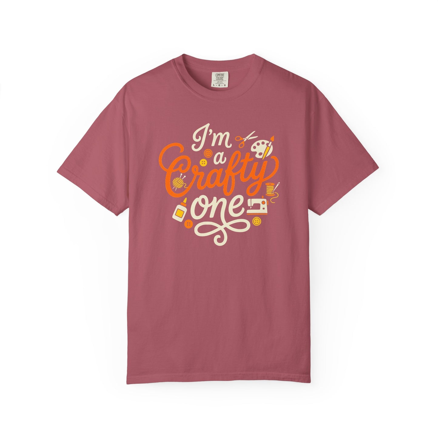 "I'm a Crafty One" T-Shirt —  Graphic Tee for Arts & Crafts Enthusiasts