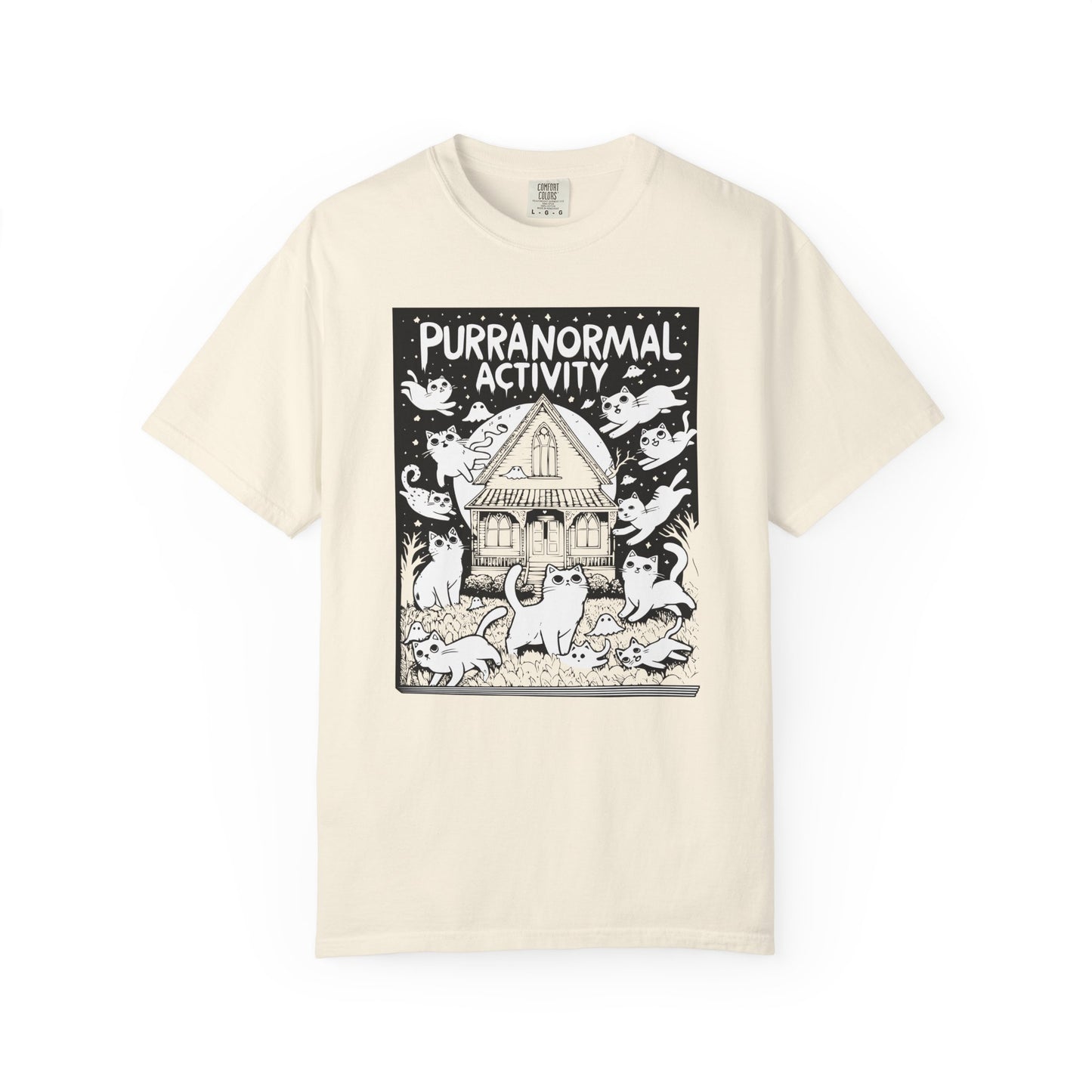 "Purranormal Activity" Cat T-Shirt — Spooky Paranormal Cat Lovers Graphic Tee