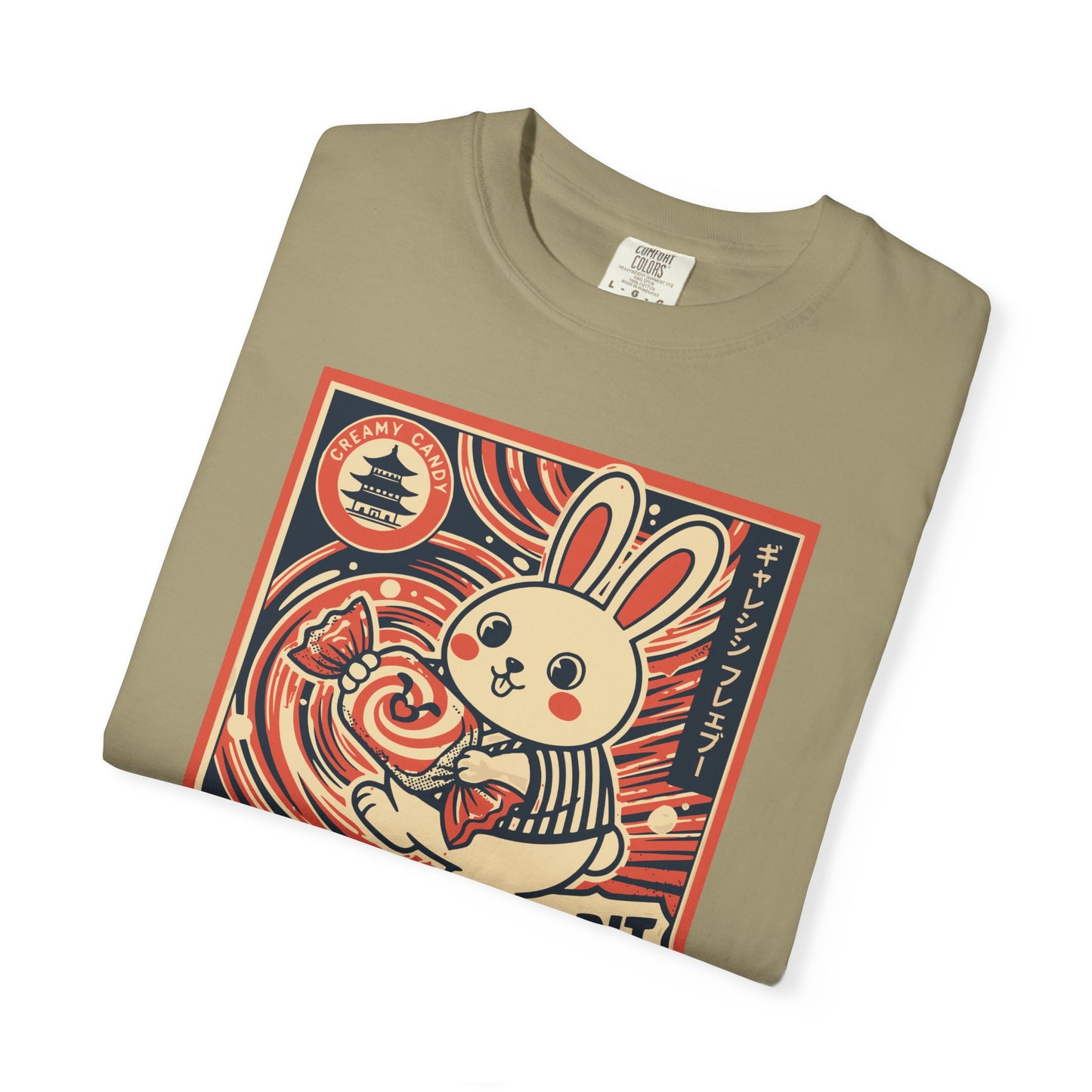 "Galaxy Rabbit" Milk Candy Graphic T-Shirt — Cute Japanese Anime Bunny Tee