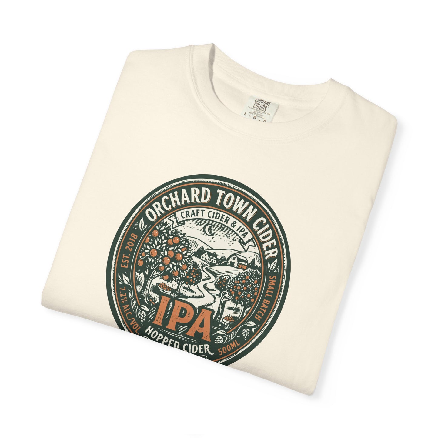 Orchard Town Cider IPA T-Shirt — Vintage Hopped Craft Beer Tee