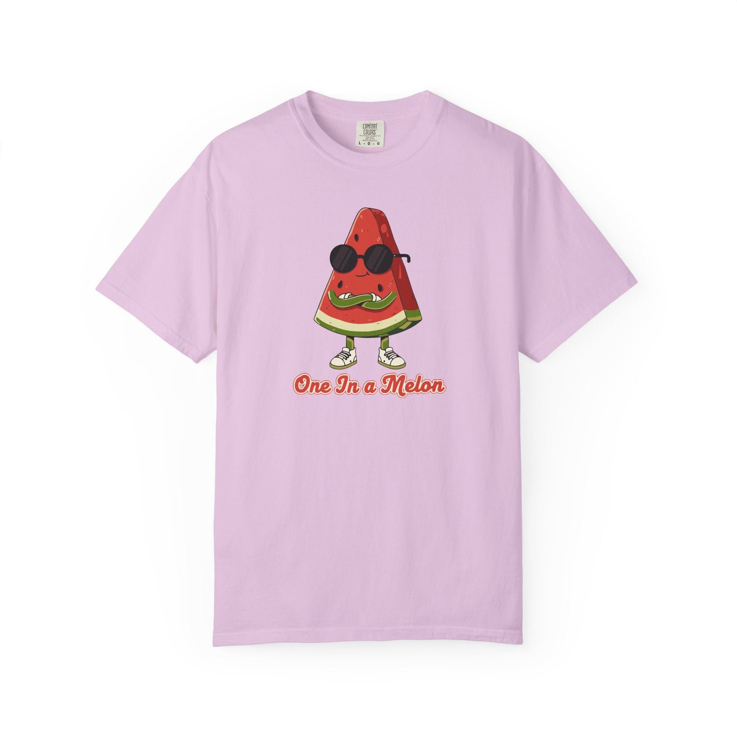 One in a Melon T-Shirt — Cute Sunglasses Watermelon Graphic Tee