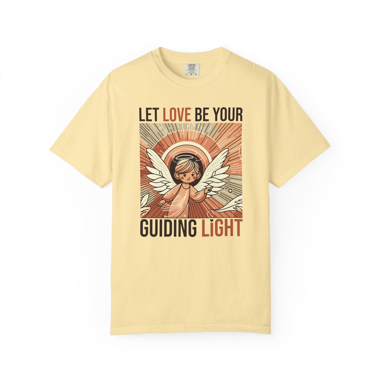Let Love Be Your Guiding Light T-Shirt — Angelic Inspirational Graphic Tee