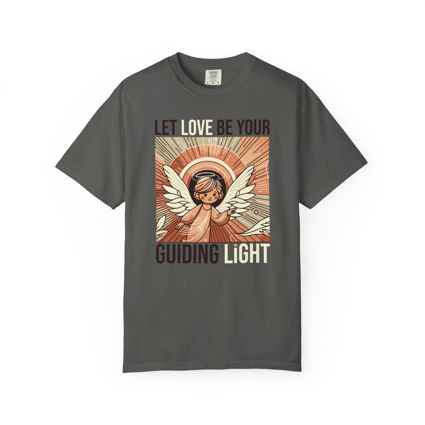 Let Love Be Your Guiding Light T-Shirt — Angelic Inspirational Graphic Tee