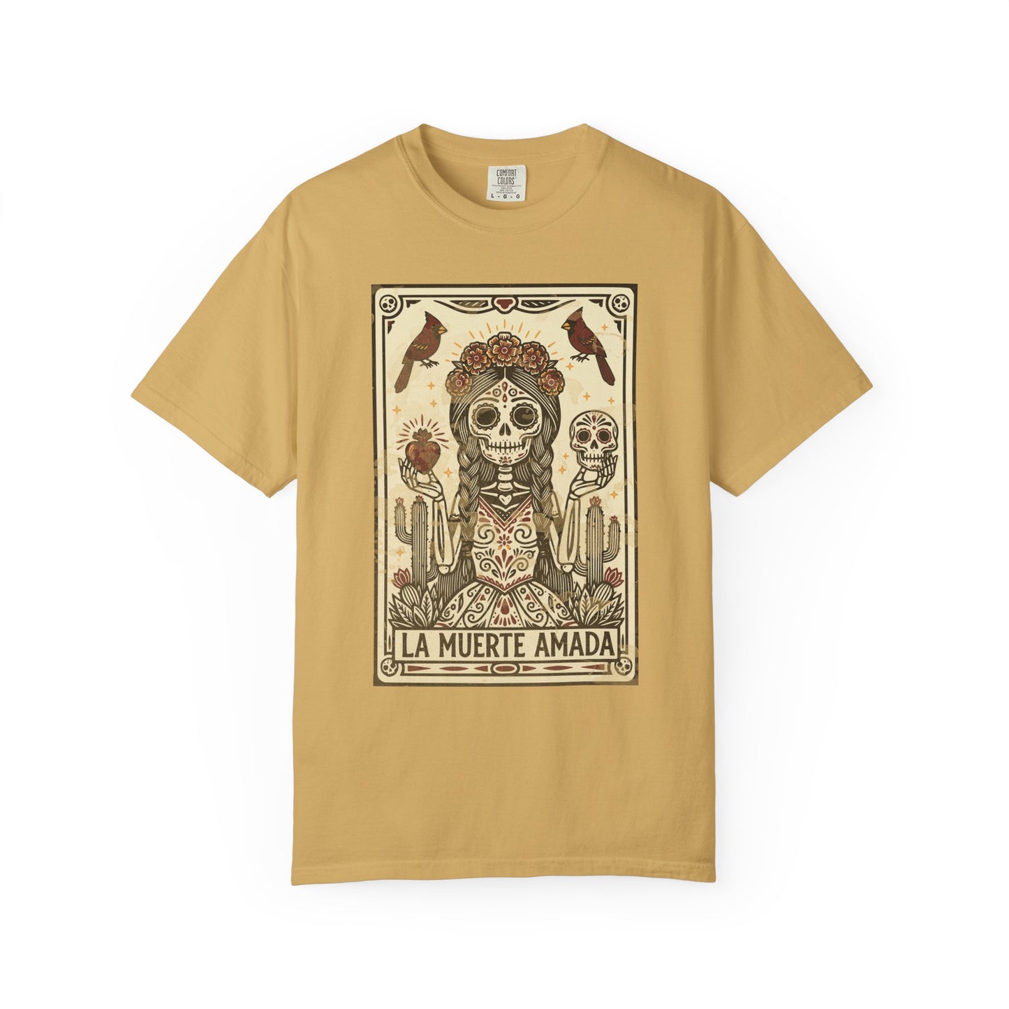 "La Muerte Amada" T-Shirt — Day of the Dead Skull Art Tee