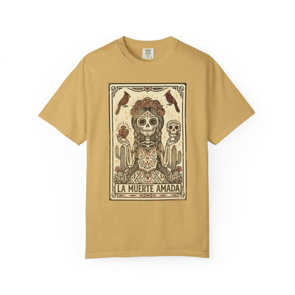"La Muerte Amada" T-Shirt — Day of the Dead Skull Art Tee