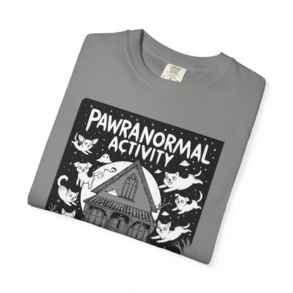 "Pawranormal Activity" Dog T-Shirt - Haunted House Fun Graphic Tee