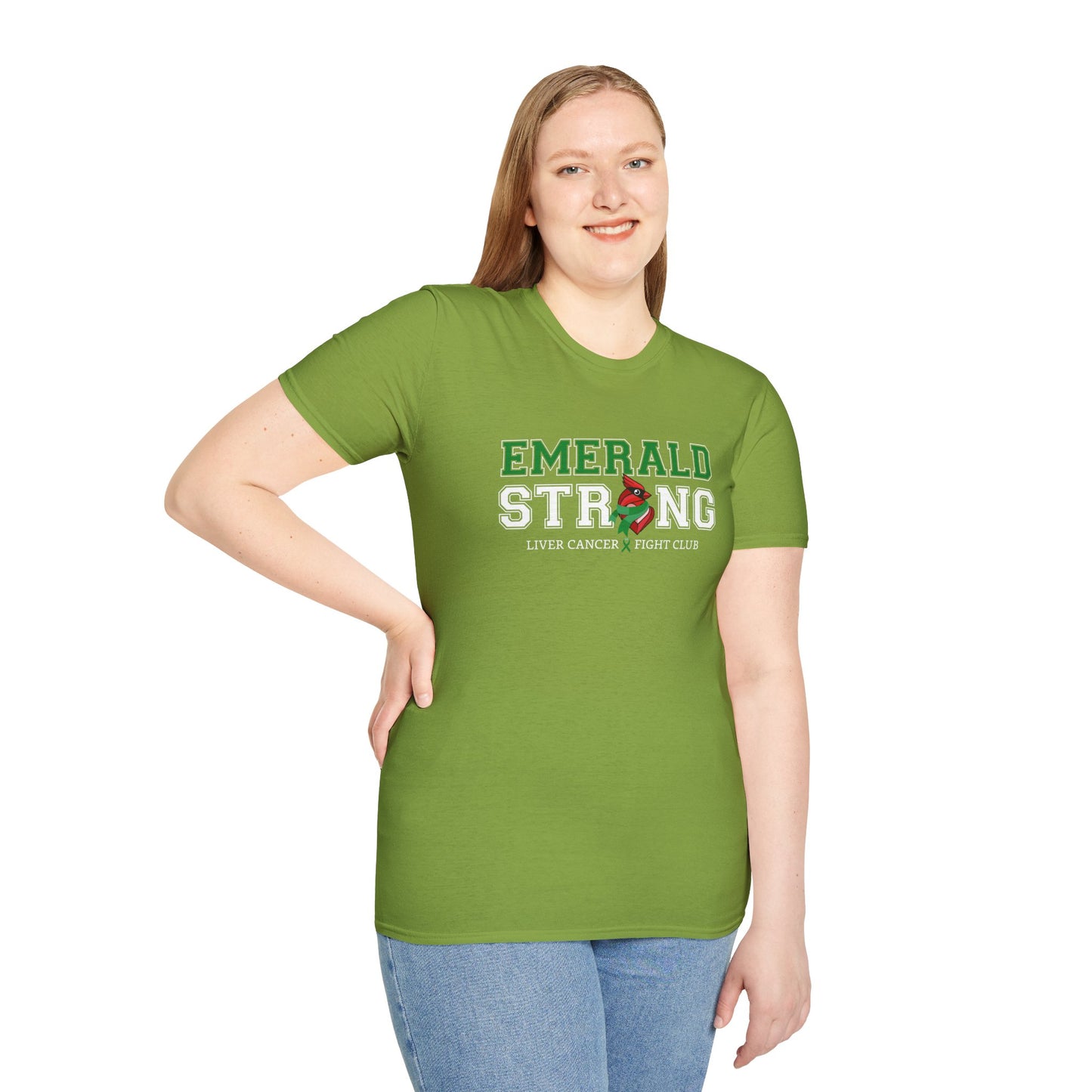 Emerald Strong T-Shirt — Liver Cancer Fight Club Awareness Tee