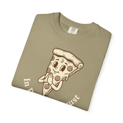 "In Pizza We Crust" T-Shirt — Cute Cartoon Pizza Slice Tee