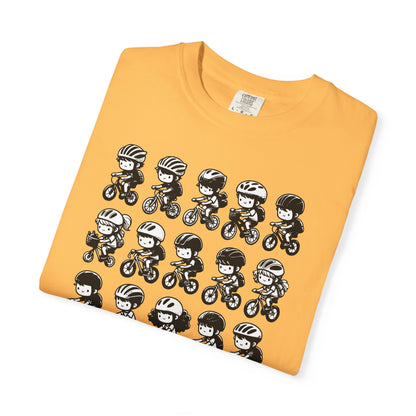 Pedal for the Medal Graphic Tee — Cute Cycling Crew Illustration T-Shirt