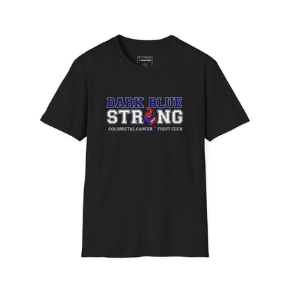 Dark Blue Strong T-Shirt — Colorectal Cancer Awareness Support Tee